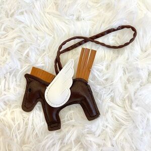 Brown Pegasus Horse Bag Charm or Keychain